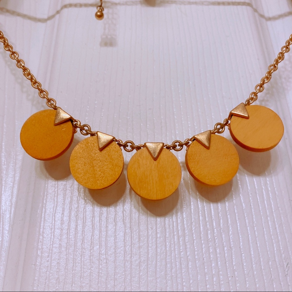 Yellow Rounded/Circle Necklace